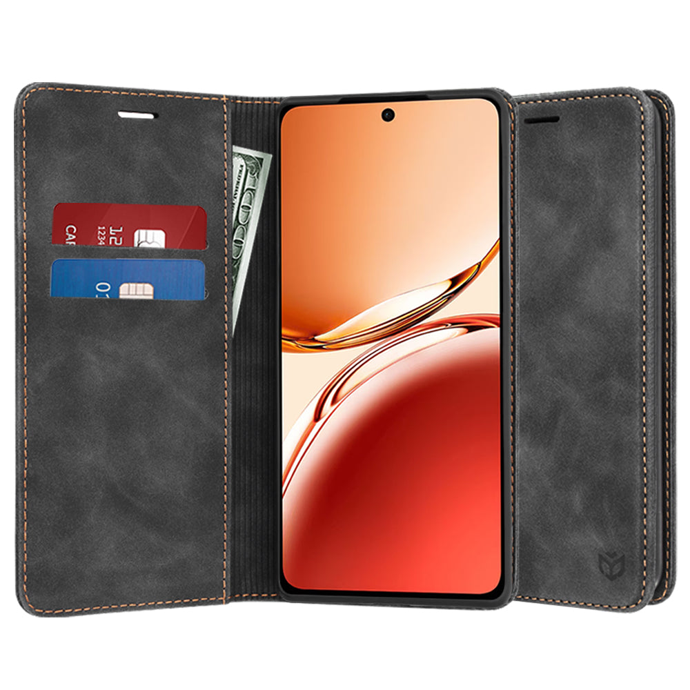 Deksel for Oppo Reno12 FS 5G / Reno12 FS 4G / Reno12 F 4G / Reno12 F, Techsuit, Confy, Svart