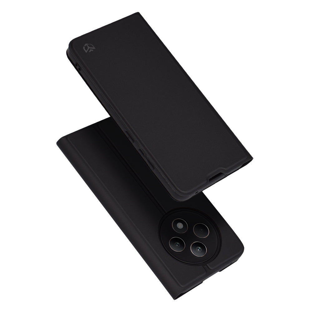 Deksel til Oppo Reno12 FS 5G / Reno12 FS 4G / Reno12 F 4G / Reno12 F, Techsuit, Magskin Book, Svart