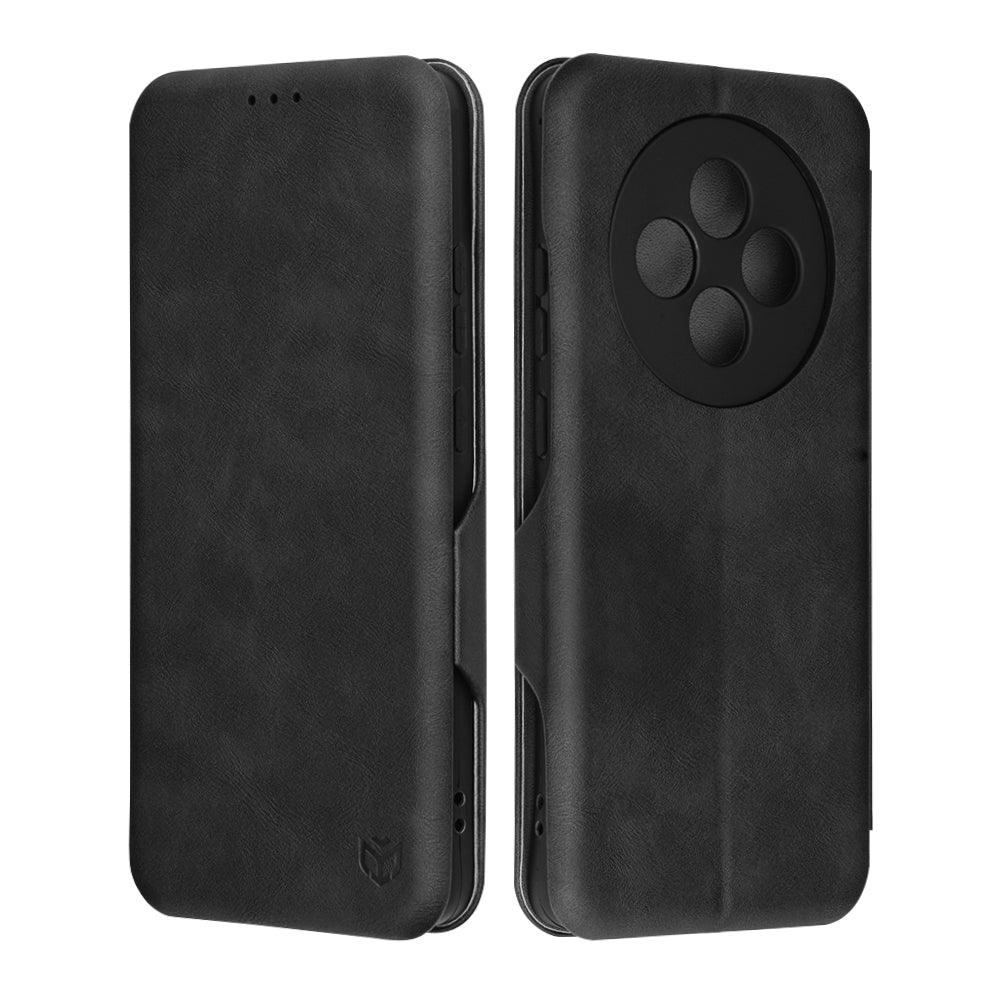Deksel for Oppo Reno12 FS 5G / Reno12 FS 4G / Reno12 F 4G / Reno12 F, Techsuit, Safe Wallet Plus, Svart