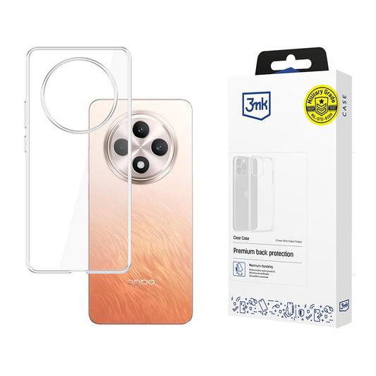 Deksel for Oppo Reno12 FS 5G / Reno12 FS 4G / Reno12 F 4G / Reno12 F, 3MK, Klar, Transparent