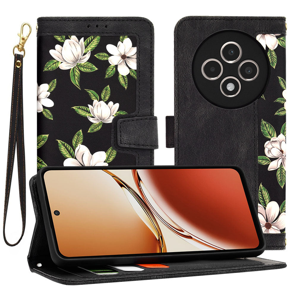 Deksel for Oppo Reno12 FS 5G / Reno12 FS 4G / Reno12 F 4G / Reno12 F, Techsuit, FlipCraft, Svart