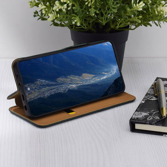 Deksel for Oppo Reno12 FS 5G / Reno12 FS 4G / Reno12 F 4G / Reno12 F, Techsuit, Safe Wallet Plus, Grønn