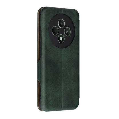 Deksel for Oppo Reno12 FS 5G / Reno12 FS 4G / Reno12 F 4G / Reno12 F, Techsuit, Safe Wallet Plus, Grønn