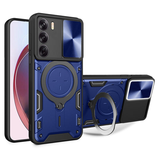 Deksel for Oppo Reno12 Pro, Techsuit, CamGuard Pro, Blå