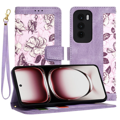 Deksel til Oppo Reno12 Pro, Techsuit, FlipCraft, Lilla