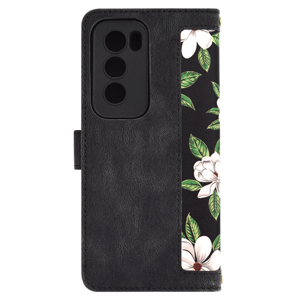 Deksel for Oppo Reno12 Pro, Techsuit, FlipCraft, Svart