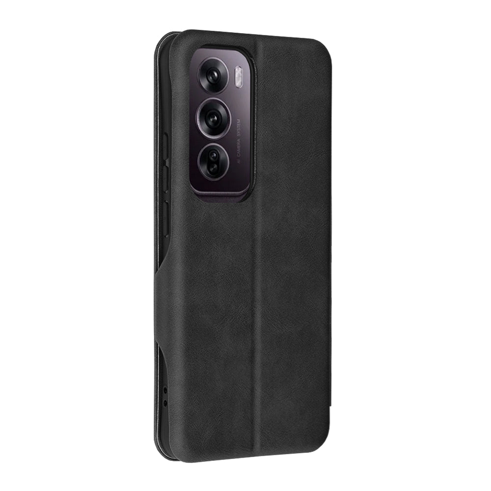 Deksel for Oppo Reno12 Pro, Techsuit, Safe Wallet Plus, Svart