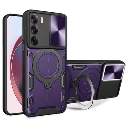 Deksel til Oppo Reno12, Techsuit, CamGuard Pro, Lilla