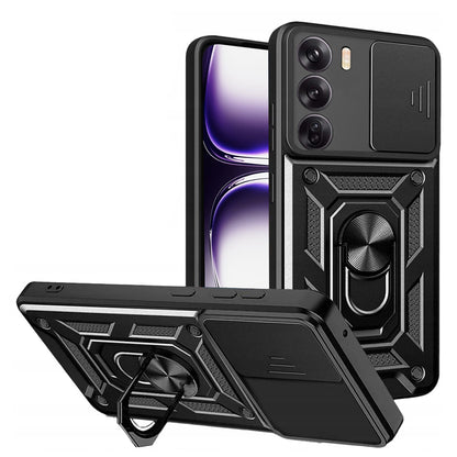 Deksel til Oppo Reno12, Techsuit, CamShield, Svart
