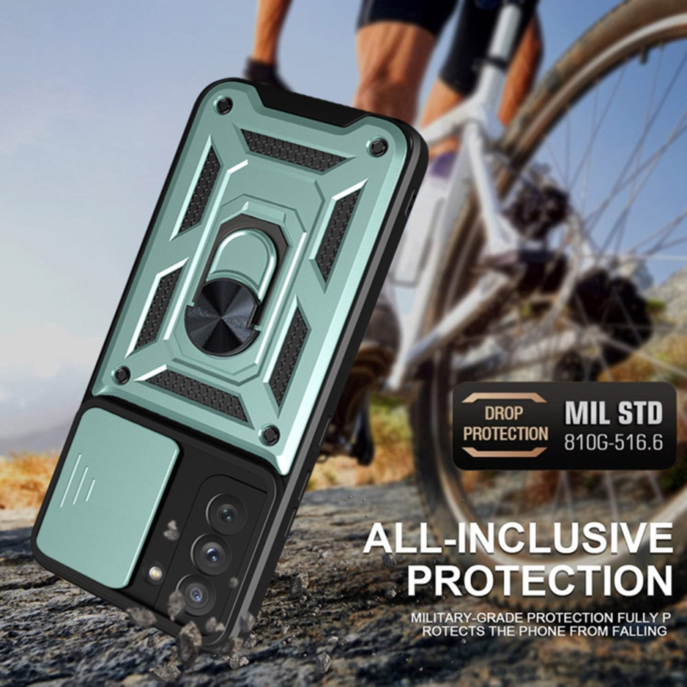 Deksel til Oppo Reno12, Techsuit, CamShield, Svart