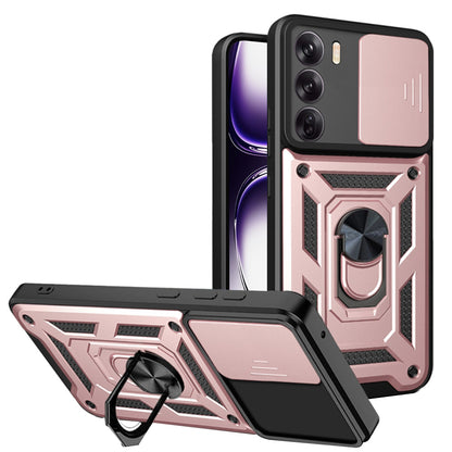 Deksel til Oppo Reno12, Techsuit, CamShield, Rosa