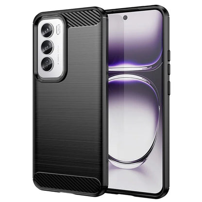 Deksel til Oppo Reno12, Techsuit, Karbon, Svart