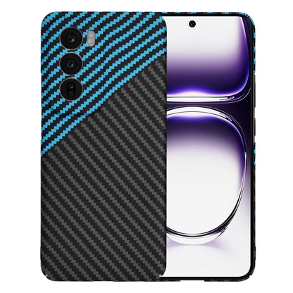 Deksel til Oppo Reno12, Techsuit, Carbonite FiberShell, Svart Bleu