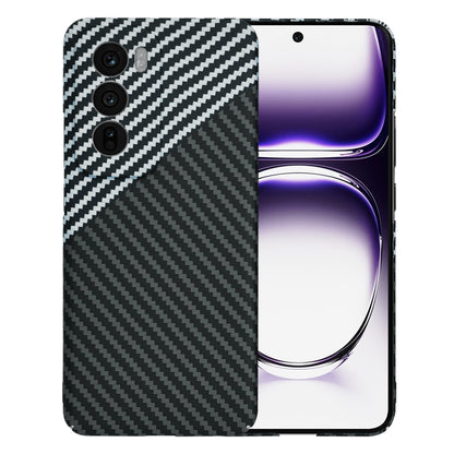 Deksel til Oppo Reno12, Techsuit, Carbonite FiberShell, Svart Grå