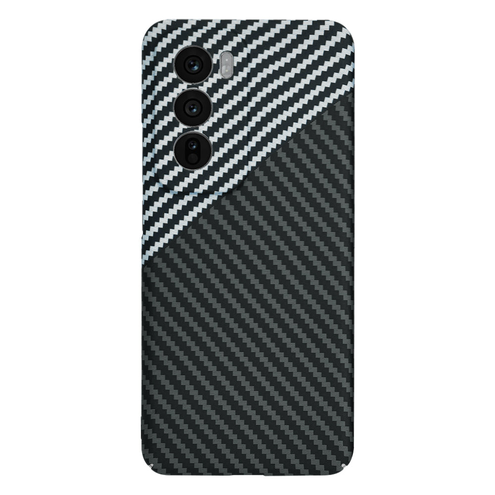 Deksel til Oppo Reno12, Techsuit, Carbonite FiberShell, Svart Grå