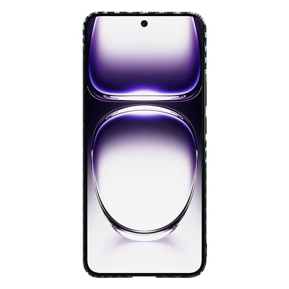 Deksel til Oppo Reno12, Techsuit, Carbonite FiberShell, Svart Grå