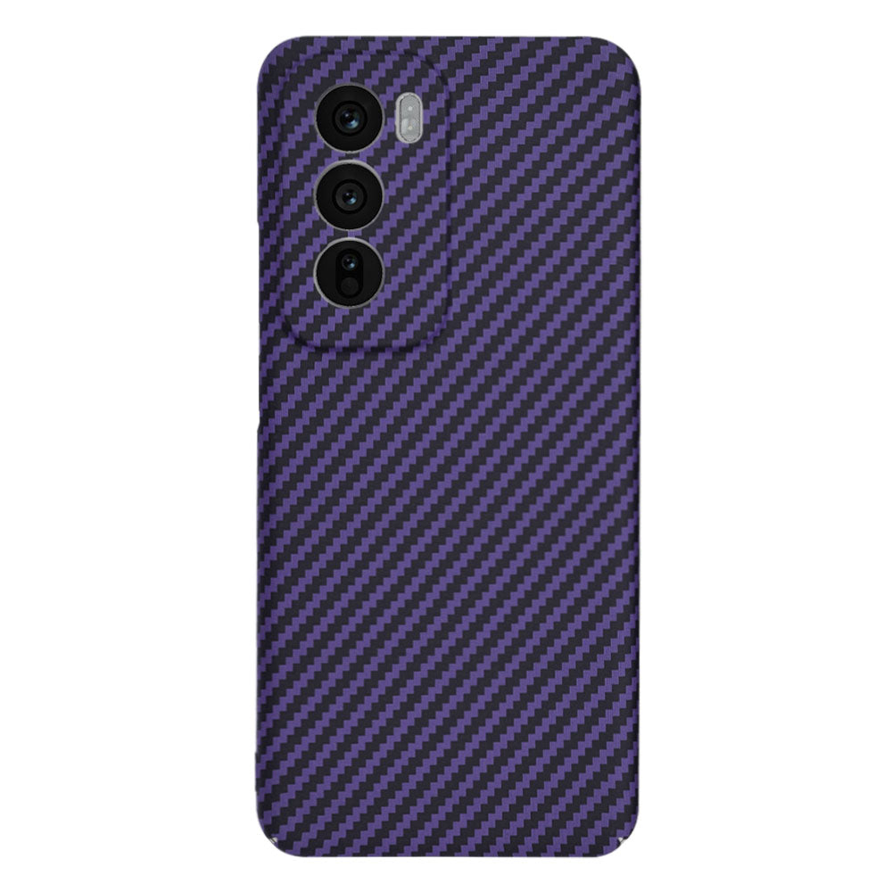 Deksel til Oppo Reno12, Techsuit, Carbonite FiberShell, Lilla