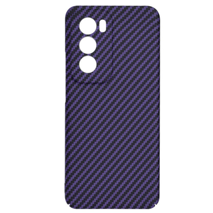 Deksel til Oppo Reno12, Techsuit, Carbonite FiberShell, Lilla