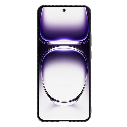 Deksel for Oppo Reno12, Techsuit, Carbonite FiberShell, Svart