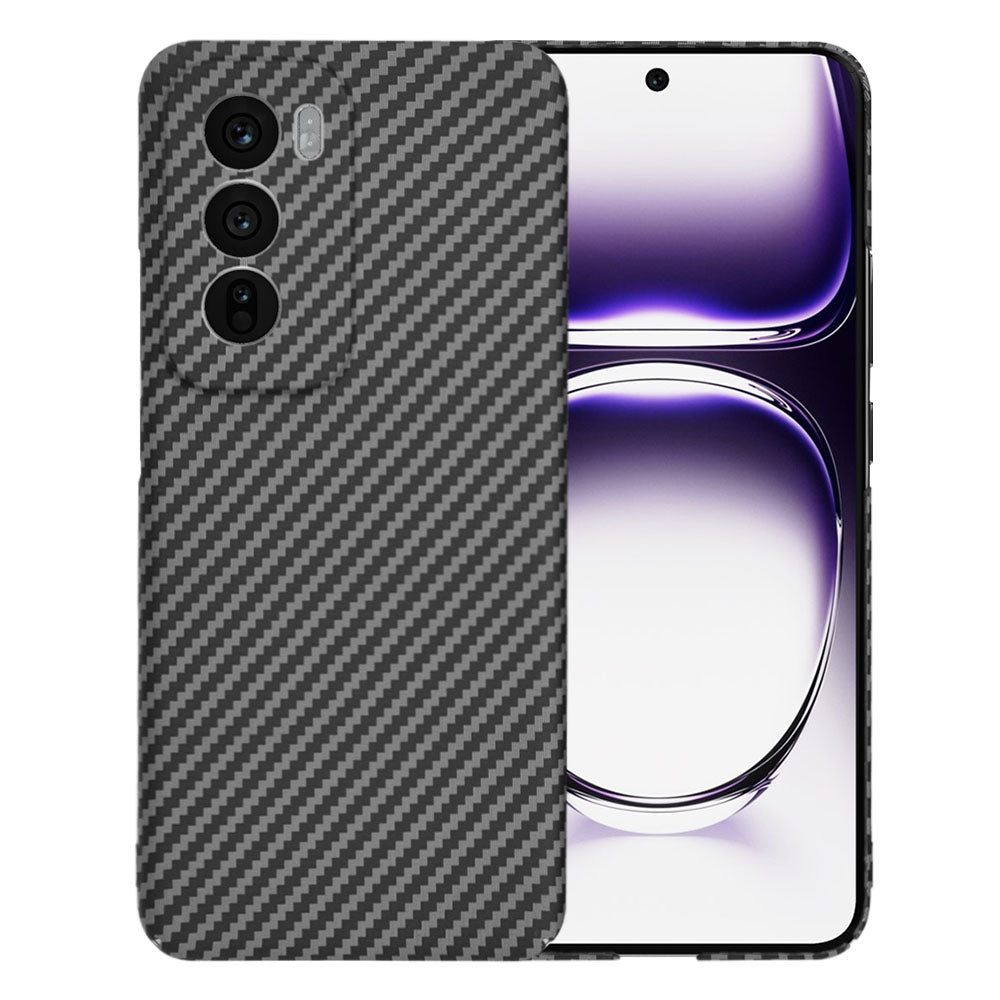 Deksel for Oppo Reno12, Techsuit, Carbonite FiberShell, Svart