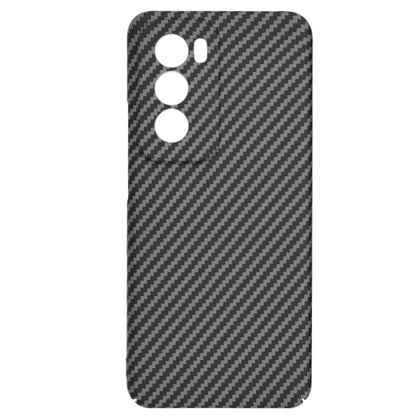 Deksel for Oppo Reno12, Techsuit, Carbonite FiberShell, Svart