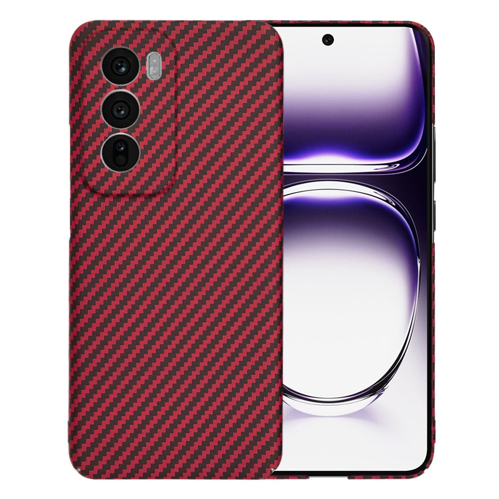 Deksel for Oppo Reno12, Techsuit, Carbonite FiberShell, Rød