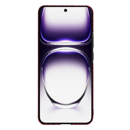 Deksel for Oppo Reno12, Techsuit, Carbonite FiberShell, Rød