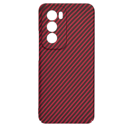 Deksel for Oppo Reno12, Techsuit, Carbonite FiberShell, Rød