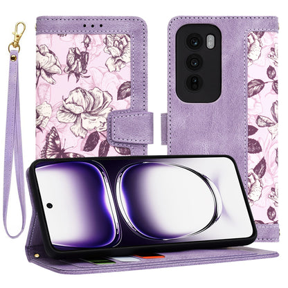 Deksel til Oppo Reno12, Techsuit, FlipCraft, Lilla