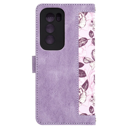 Deksel til Oppo Reno12, Techsuit, FlipCraft, Lilla