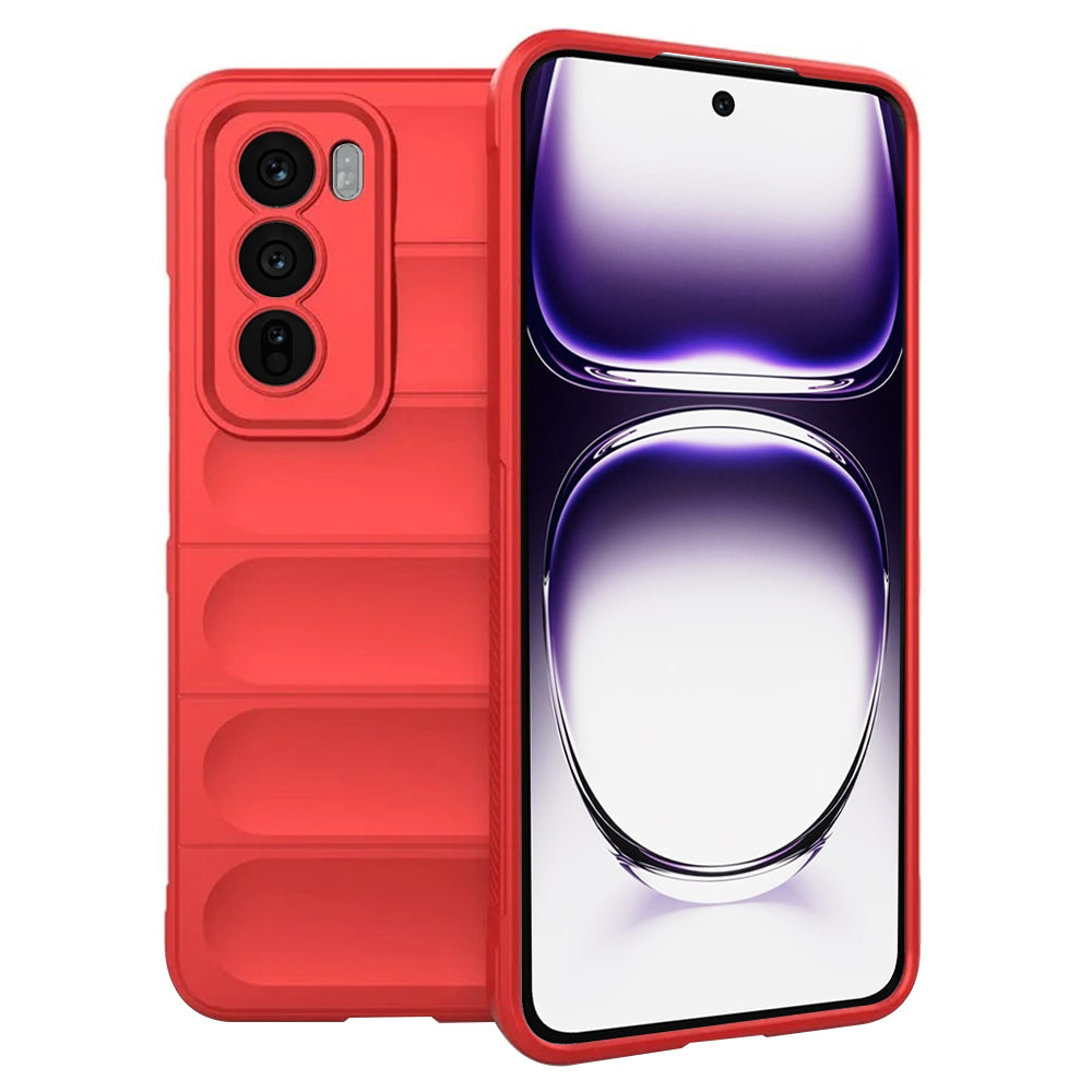 Deksel til Oppo Reno12, Techsuit, Magic Shield, Rød