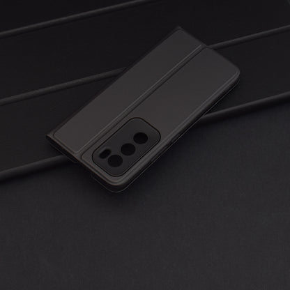 Deksel til Oppo Reno12, Techsuit, Magskin Book, Svart