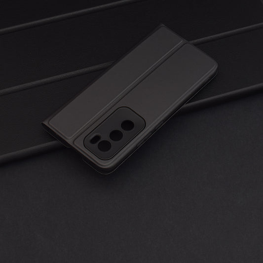 Deksel til Oppo Reno12, Techsuit, Magskin Book, Svart