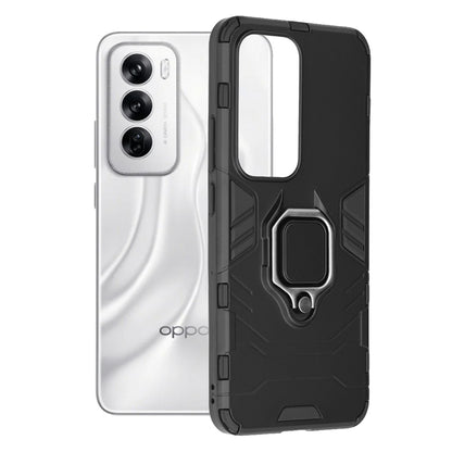 Deksel for Oppo Reno12, Techsuit, Shield, Svart