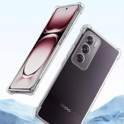 Deksel for Oppo Reno12, Techsuit, Støtsikker Klar, Transparent