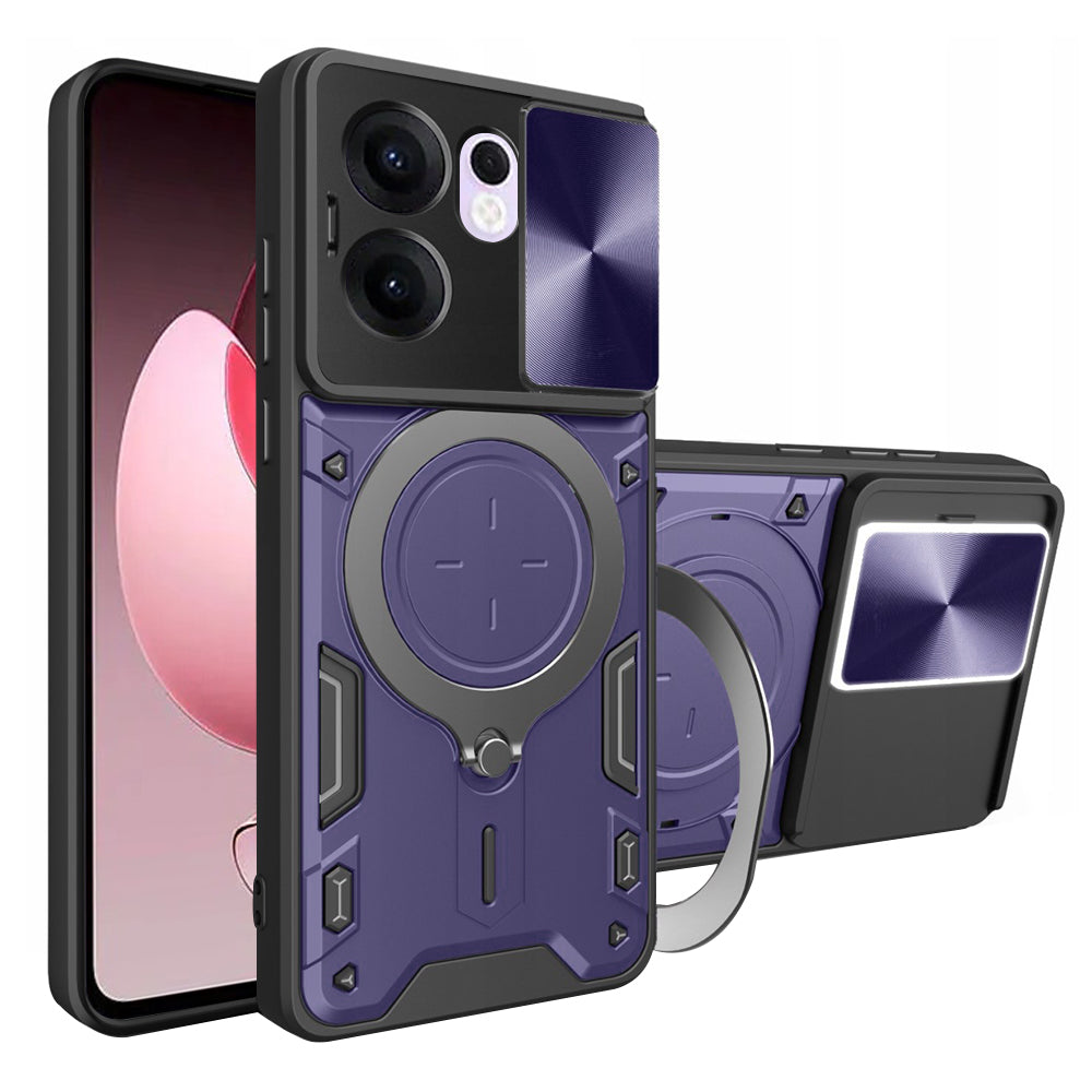 Deksel for Oppo Reno13 FS 5G / Reno13 F 4G / Reno13 F, Techsuit, CamGuard Pro, Lilla