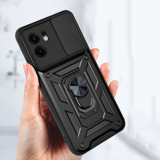 Deksel for Oppo Reno13 FS 5G / Reno13 F 4G / Reno13 F, Techsuit, CamShield, Grønn