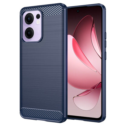 Deksel til Oppo Reno13 FS 5G / Reno13 F 4G / Reno13 F, Techsuit, Karbon, Blå