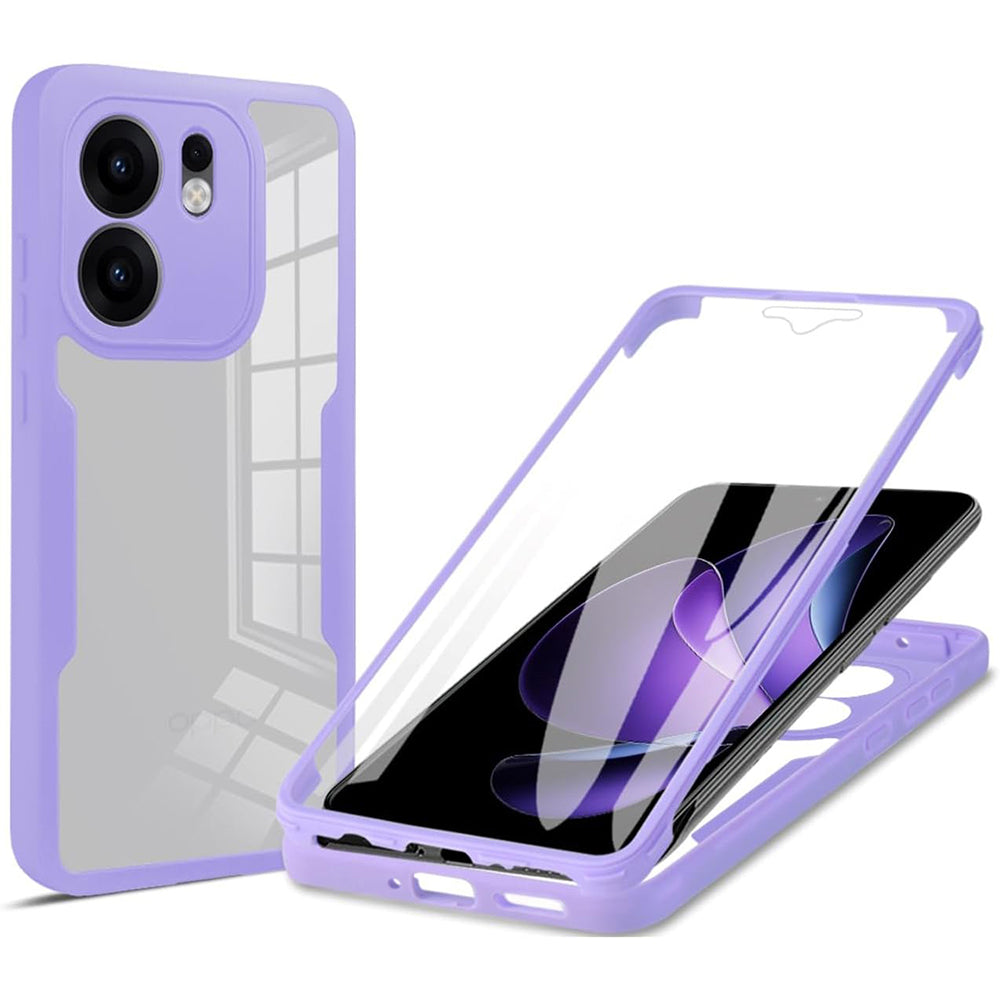 Deksel for Oppo Reno13 FS 5G / Reno13 F 4G / Reno13 F, Techsuit, ColorVerse 360, Lilla