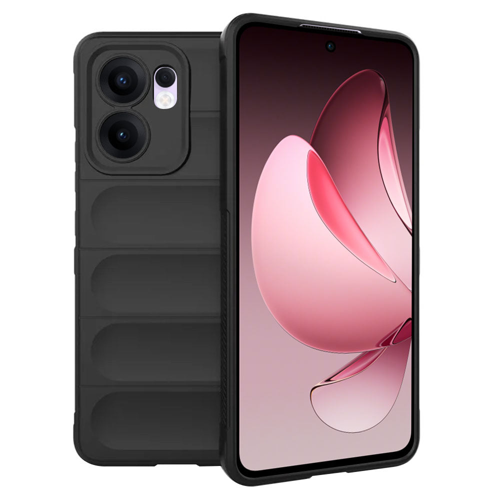 Deksel for Oppo Reno13 FS 5G / Reno13 F 4G / Reno13 F, Techsuit, Magic Shield, Svart
