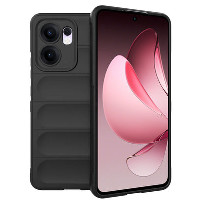 Deksel for Oppo Reno13 FS 5G / Reno13 F 4G / Reno13 F, Techsuit, Magic Shield, Svart
