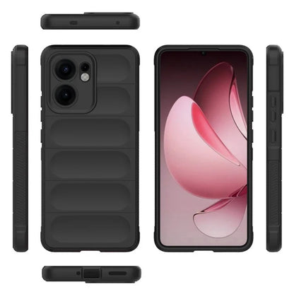 Deksel for Oppo Reno13 FS 5G / Reno13 F 4G / Reno13 F, Techsuit, Magic Shield, Svart