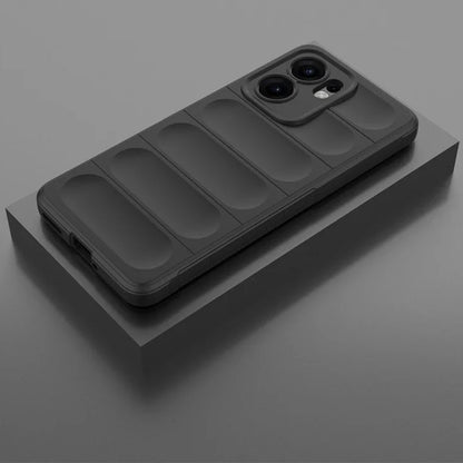 Deksel for Oppo Reno13 FS 5G / Reno13 F 4G / Reno13 F, Techsuit, Magic Shield, Svart