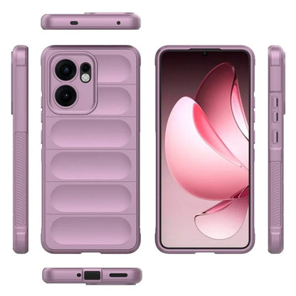 Deksel for Oppo Reno13 FS 5G / Reno13 F 4G / Reno13 F, Techsuit, Magic Shield, Rød