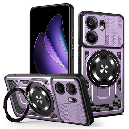 Deksel for Oppo Reno13 FS 5G / Reno13 F 4G / Reno13 F, Techsuit, RuggedCam, Lilla