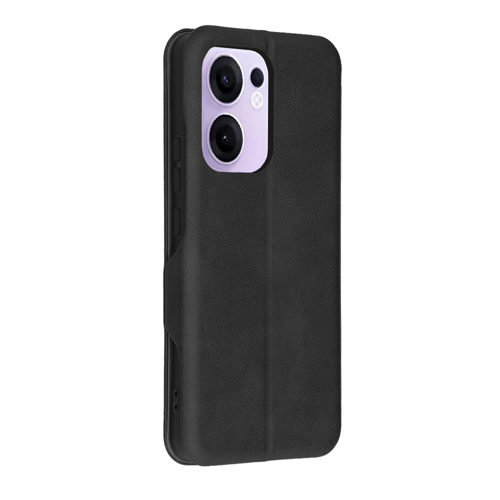 Deksel for Oppo Reno13 FS 5G / Reno13 F 4G / Reno13 F, Techsuit, Safe Wallet Plus, Svart