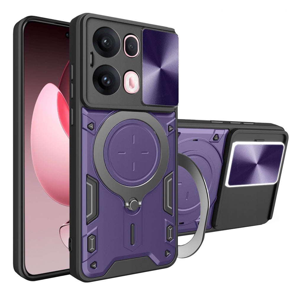 Deksel til Oppo Reno13 Pro, Techsuit, CamGuard Pro, Lilla