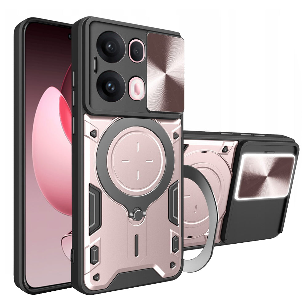 Deksel til Oppo Reno13 Pro, Techsuit, CamGuard Pro, Rosa Gull