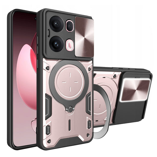 Deksel til Oppo Reno13 Pro, Techsuit, CamGuard Pro, Rosa Gull
