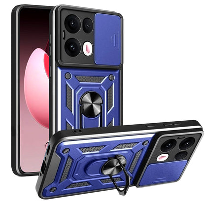 Deksel til Oppo Reno13 Pro, Techsuit, CamShield, Blå